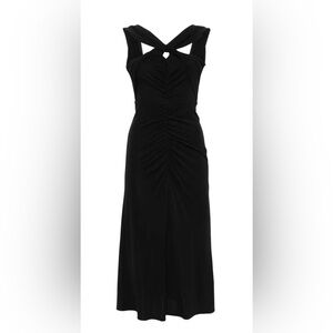 DVF Diane von Furstenberg | Neely MIDI Dress | Black | 0